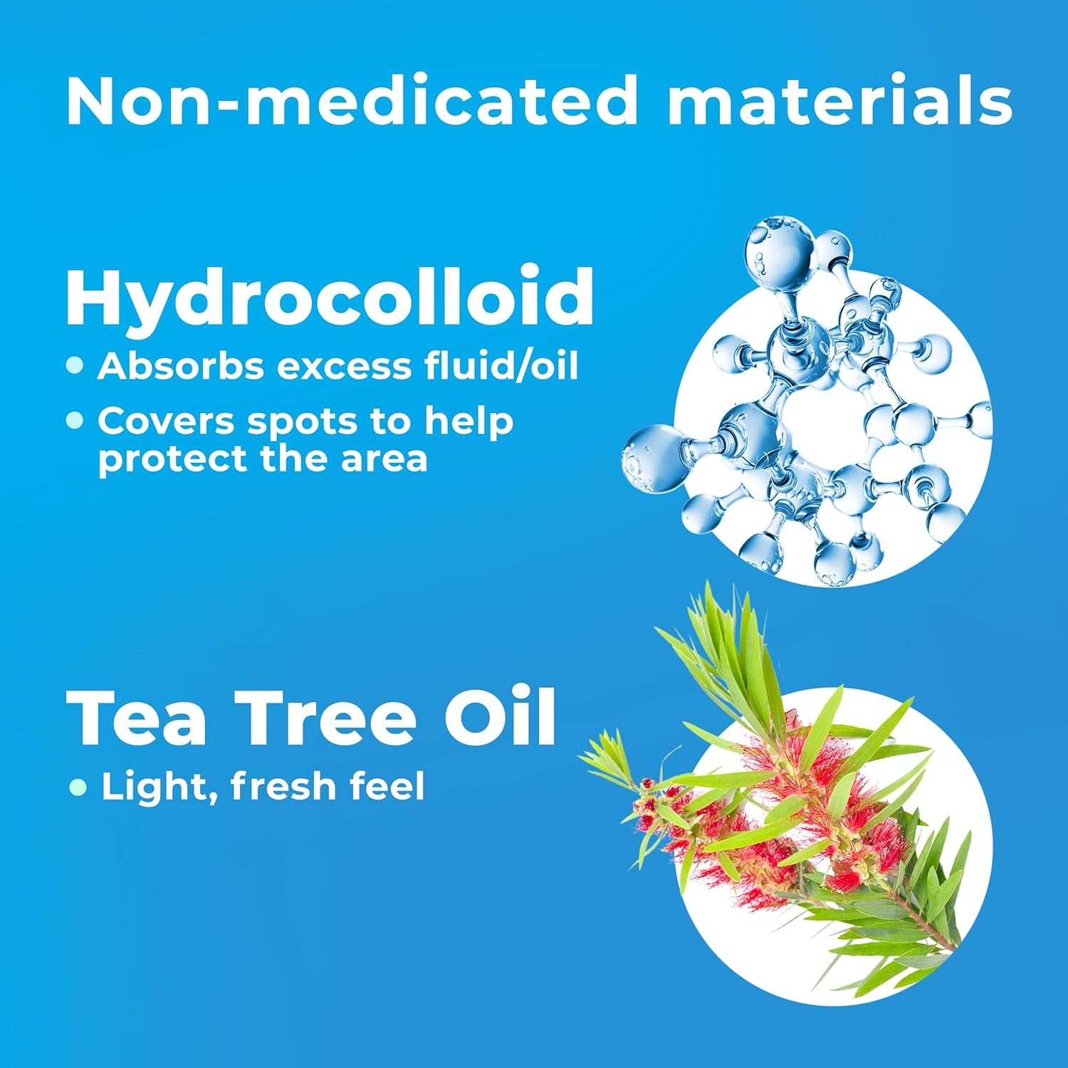 Pimple Patches for Face (240 Patches), Hydrocolloid Acne Patches with Tea Tree Oil, Pimple Patch Pimple Stickers - Hydrocolloid Patch Acne Dots - Acne Pimple Patches for Face - Zit Patches